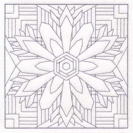 Magic of Snowflakes Quilting 4 (Double Run)