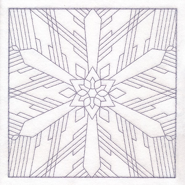 Magic of Snowflakes Quilting 6 (Double Run)