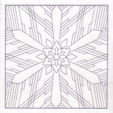 Magic of Snowflakes Quilting 6 (Double Run)