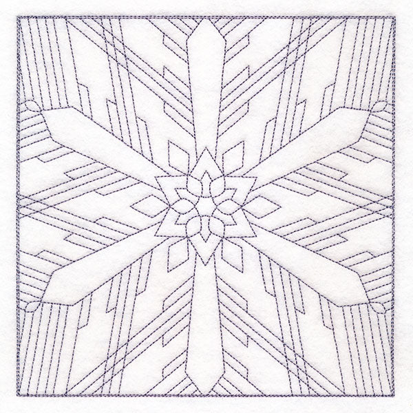 Magic of Snowflakes Quilting 6 (Double Run)