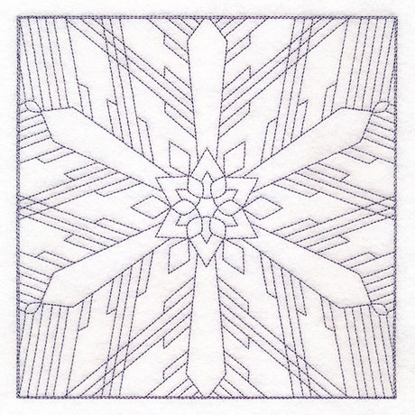 Magic of Snowflakes Quilting 6 (Double Run)