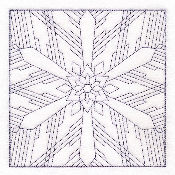 Magic of Snowflakes Quilting 6 (Double Run)