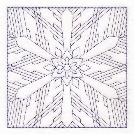 Magic of Snowflakes Quilting 6 (Double Run)