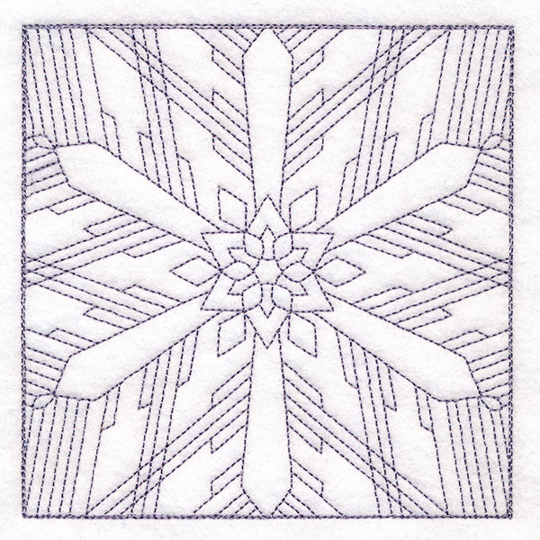 Magic of Snowflakes Quilting 6 (Double Run)