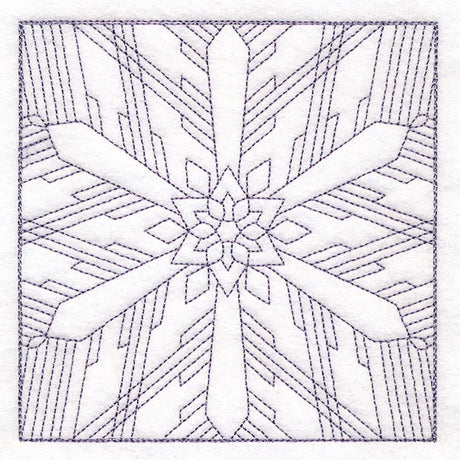 Magic of Snowflakes Quilting 6 (Double Run)