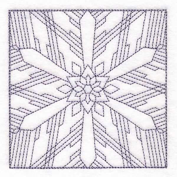Magic of Snowflakes Quilting 6 (Double Run)
