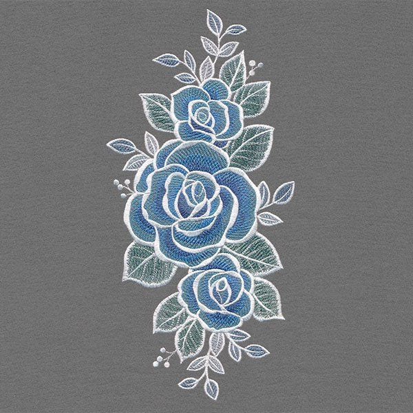 Winter's Splendor Icy Rose Border