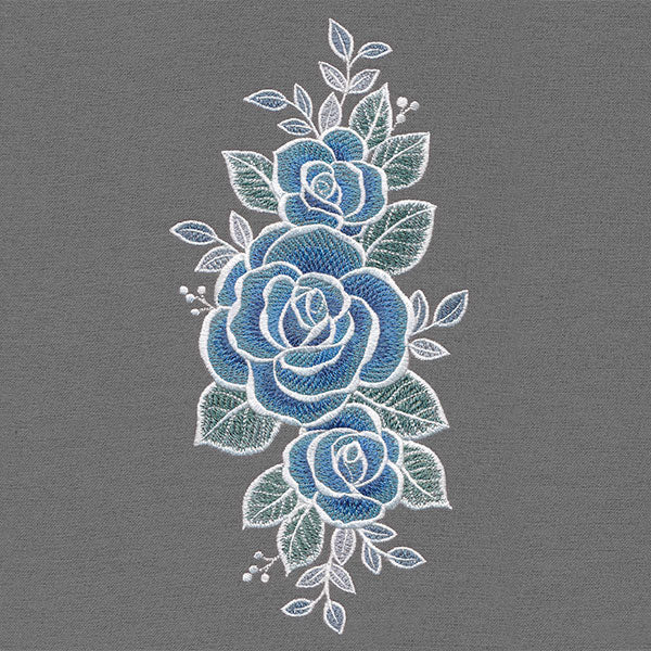 Winter's Splendor Icy Rose Border