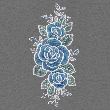 Winter's Splendor Icy Rose Border