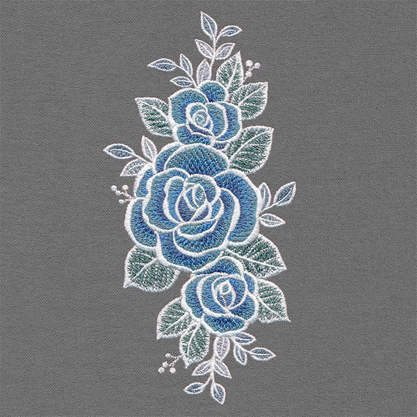 Winter's Splendor Icy Rose Border