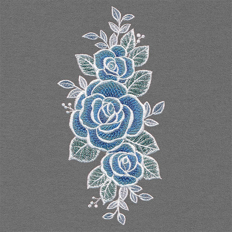 Winter's Splendor Icy Rose Border
