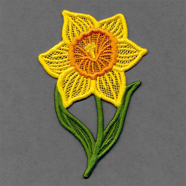 Flowers of the Year - March Daffodil (Lace)