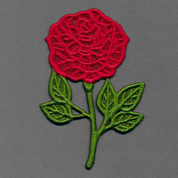 Flowers of the Year - June Rose (Lace)