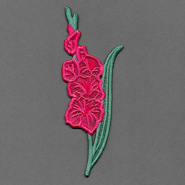 Flowers of the Year - August Gladiolus (Lace)