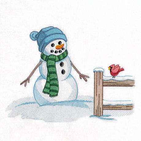 Magical Winter - Snowman in Beanie