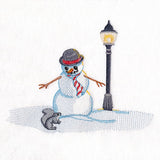 Magical Winter - Snowman in Bowler Hat
