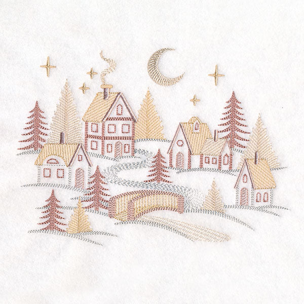 Cozy Winter Village