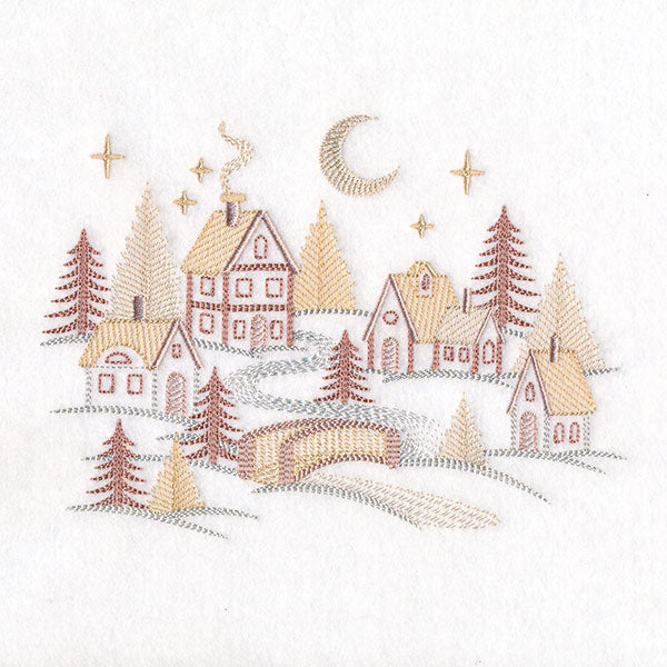 Cozy Winter Village