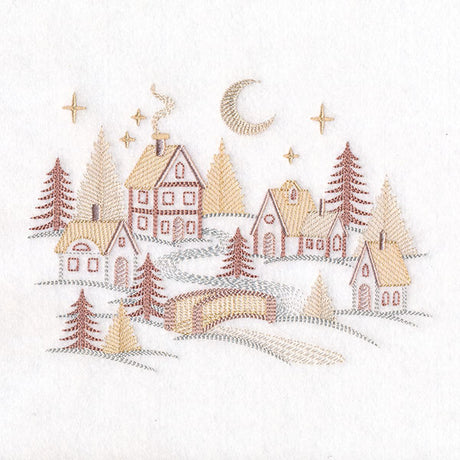 Cozy Winter Village