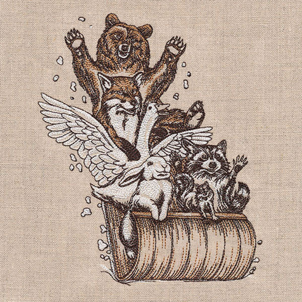 Downhill Toboggan Adventures Woodland Animals