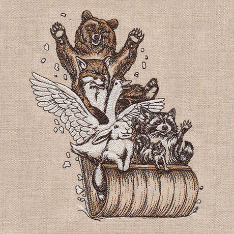 Downhill Toboggan Adventures Woodland Animals