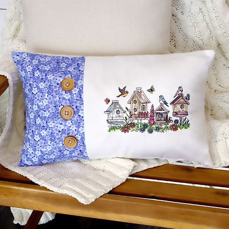 Birdhouse Block Party Border