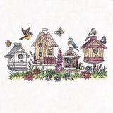 Birdhouse Block Party Border