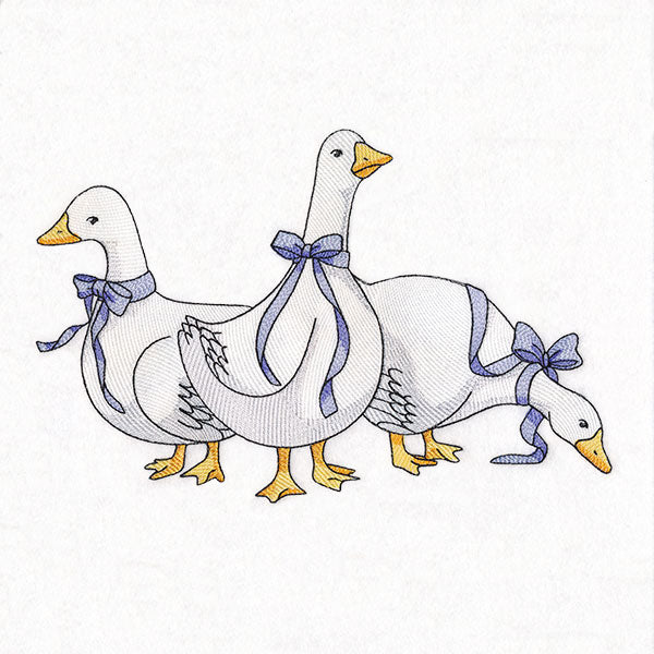 Blue Ribbon Goose Trio