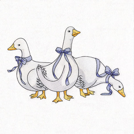 Blue Ribbon Goose Trio