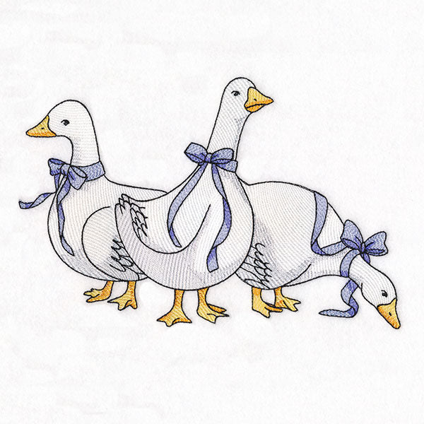 Blue Ribbon Goose Trio