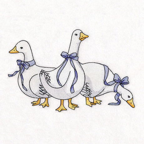 Blue Ribbon Goose Trio