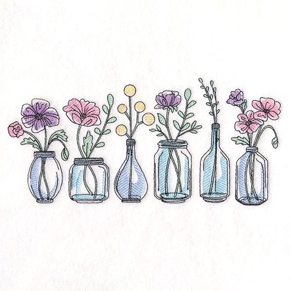 Farmhouse Flowers Border