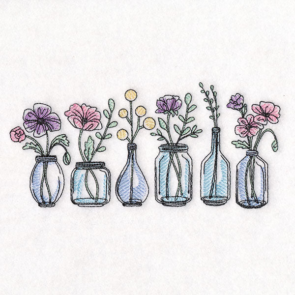 Farmhouse Flowers Border