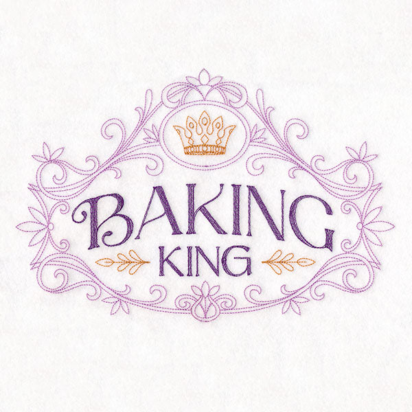 Baking Royalty Sign - King