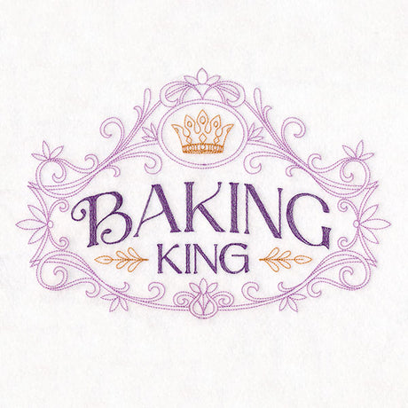 Baking Royalty Sign - King