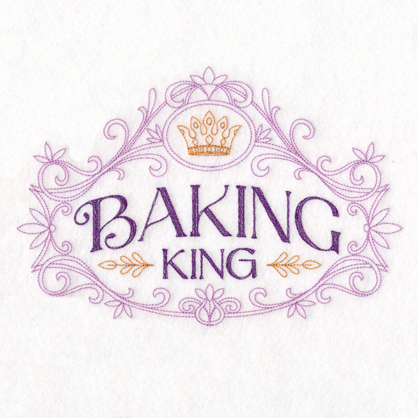 Baking Royalty Sign - King