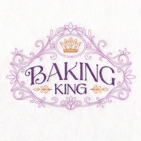 Baking Royalty Sign - King
