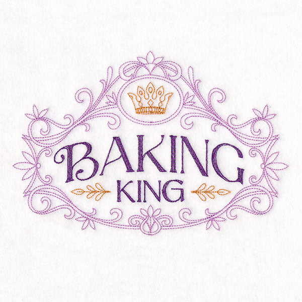 Baking Royalty Sign - King