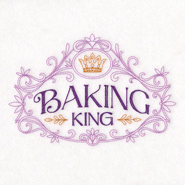 Baking Royalty Sign - King