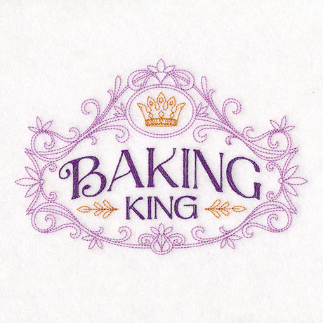 Baking Royalty Sign - King