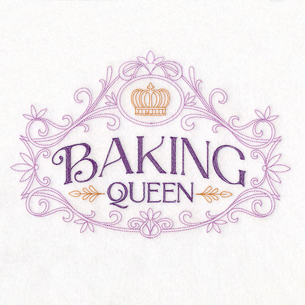 Baking Royalty Sign - Queen