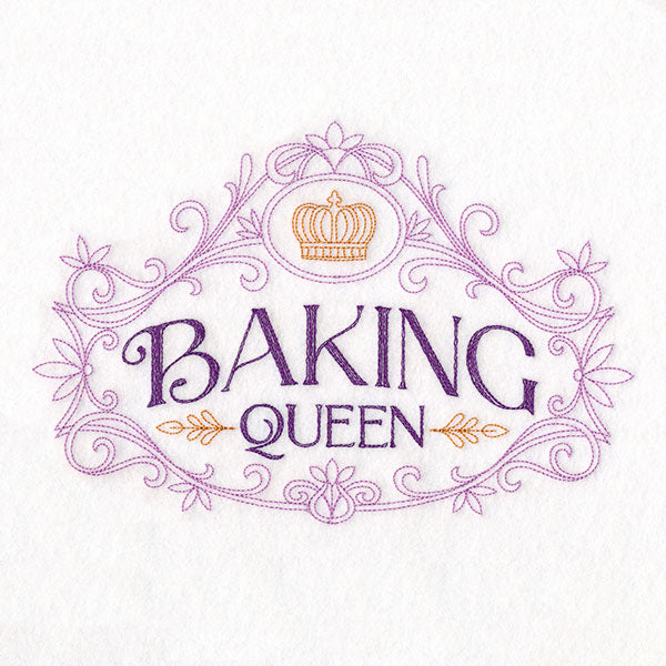 Baking Royalty Sign - Queen