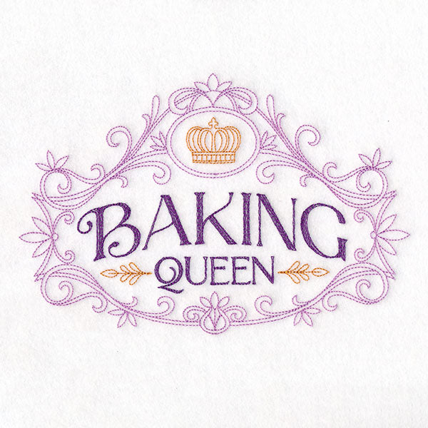 Baking Royalty Sign - Queen