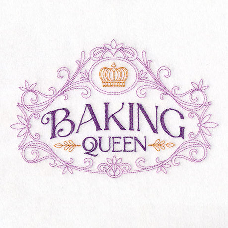 Baking Royalty Sign - Queen