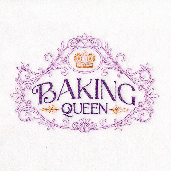 Baking Royalty Sign - Queen