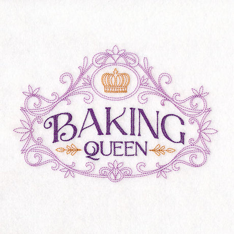 Baking Royalty Sign - Queen