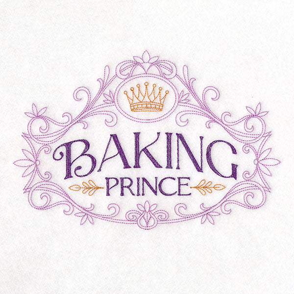Baking Royalty Sign - Prince