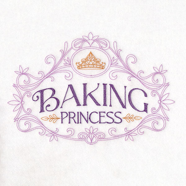 Baking Royalty Sign - Princess