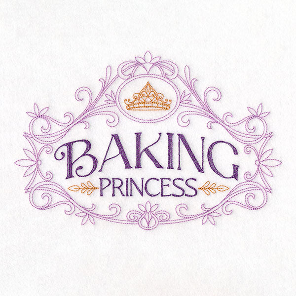 Baking Royalty Sign - Princess