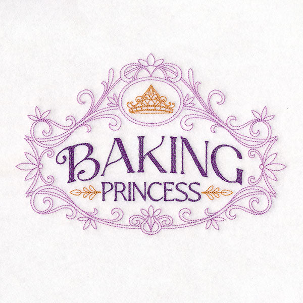 Baking Royalty Sign - Princess